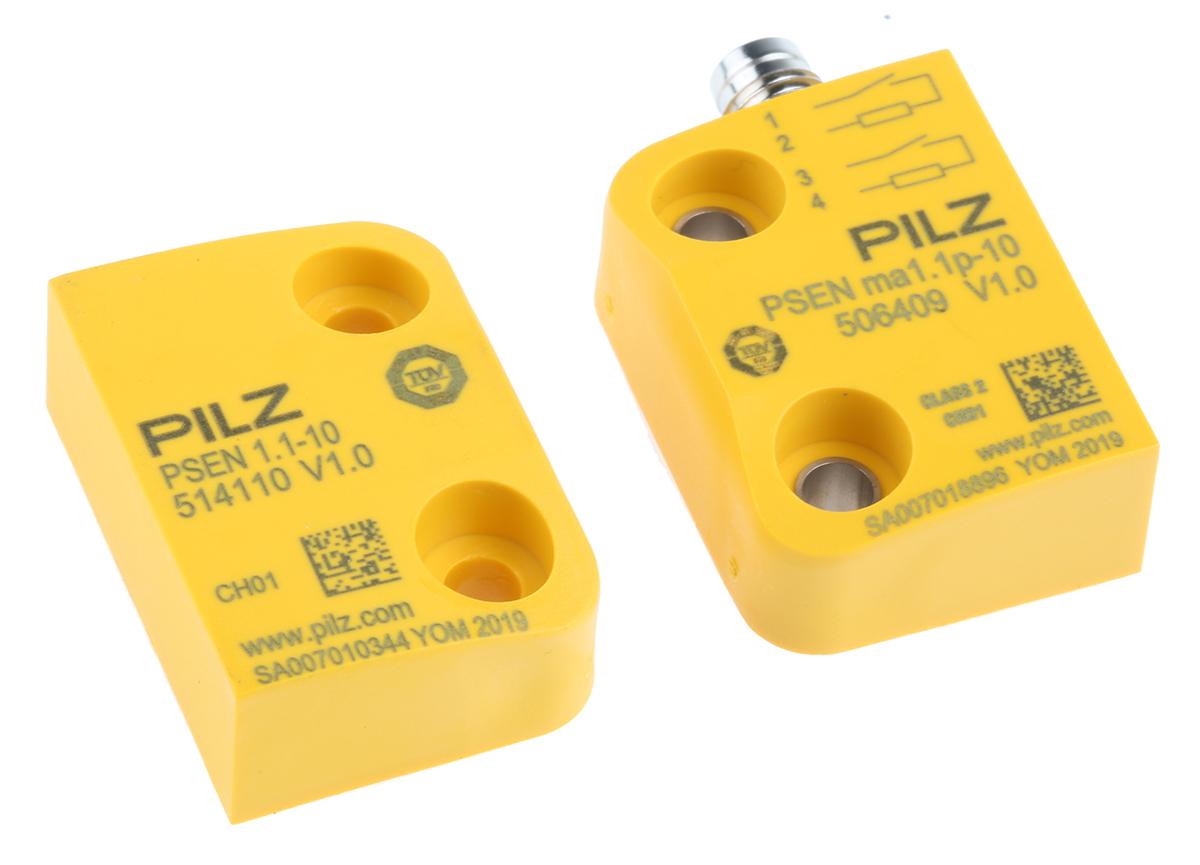 Produktfoto 1 von Pilz PSENmag M8 Berührungsloser Sicherheitsschalter aus Kunststoff 24V dc, 2NO, Magnet Betätiger