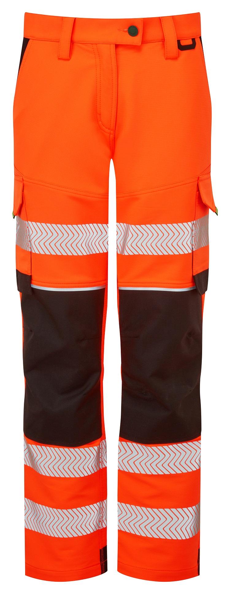 PULSAR LFE922 Warnschutzhose, Orange, Größe 40Zoll x 33Zoll