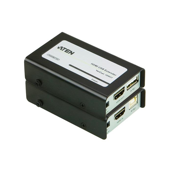 Produktfoto 1 von Aten USB-Verlängerungskabel, 60m, USB 2.0, HDMI 1-Port, 90 x 57.4 x 24mm lokales Gerät