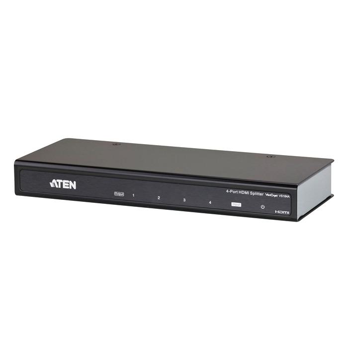 Produktfoto 1 von Aten HDMI Splitter HDMI 5-Port, 4096 x 2160 1 Videoeingänge 4 Videoausgänge