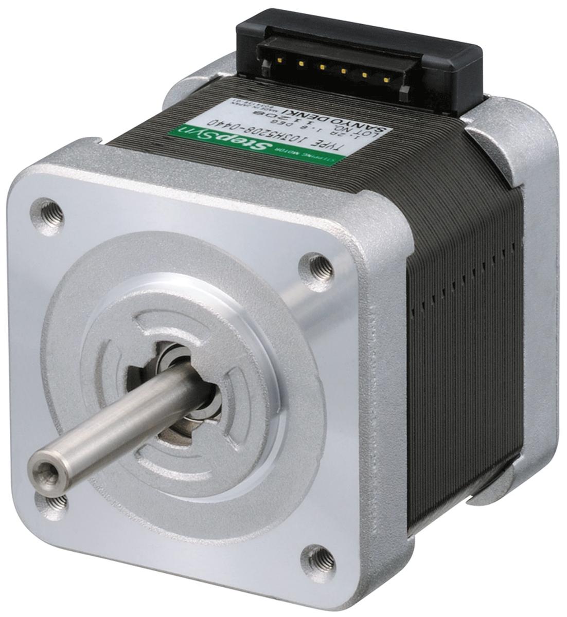 Produktfoto 1 von Sanyo Denki 103H5 Hybrid 1.8° Schrittmotor 24 V / 1 A 0.51Nm 6-adrig, 42 x 42mm Wellen-Ø 5mm