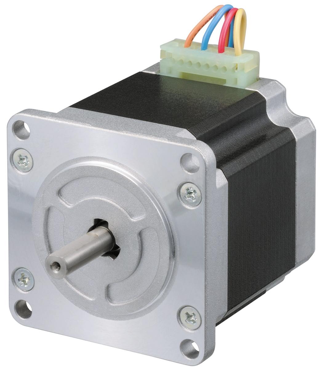 Produktfoto 1 von Sanyo Denki 103H7 Hybrid 1.8° Schrittmotor 24 V / 2 A 1.0Nm 4-adrig, 56 x 56mm Wellen-Ø 6.35mm