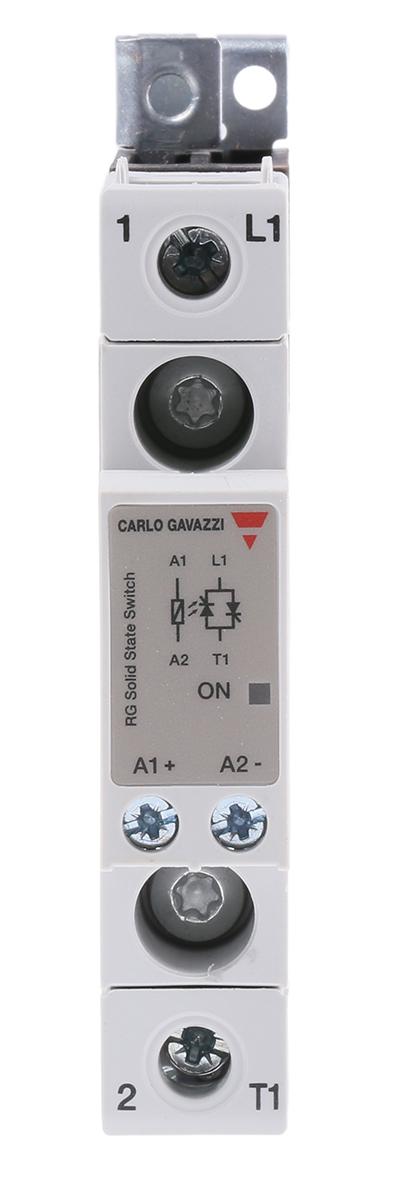 Carlo Gavazzi Tafelmontage Halbleiterrelais mit Nulldurchgang, 1-poliger Schließer 600 V ac / 20 A