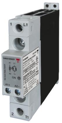 Carlo Gavazzi Tafelmontage Halbleiterrelais mit Nulldurchgang, 1-poliger Schließer 600 V ac / 20 A