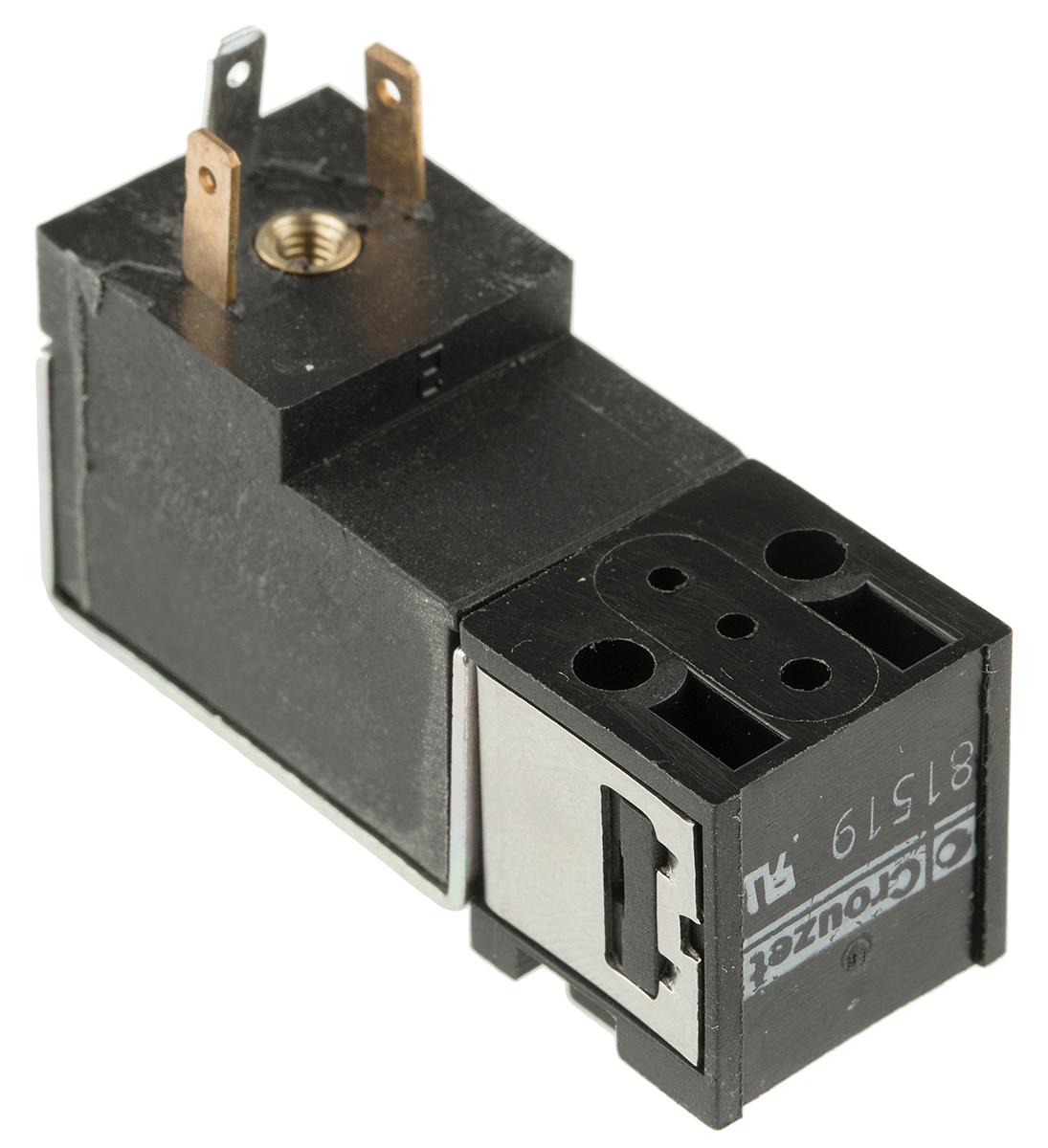 Produktfoto 1 von Crouzet 81 Pneumatik-Magnetventil 24V dc, Magnet/Feder-betätigt