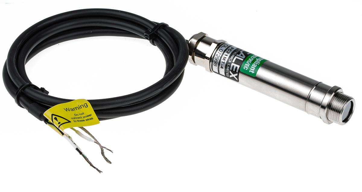 Produktfoto 1 von Calex Infrarot-Temperatursensor, Thermoelement Typ K Ausgang, 240 ms, ±1 °C oder ±1 % des Messwerts, 6 → 28 V