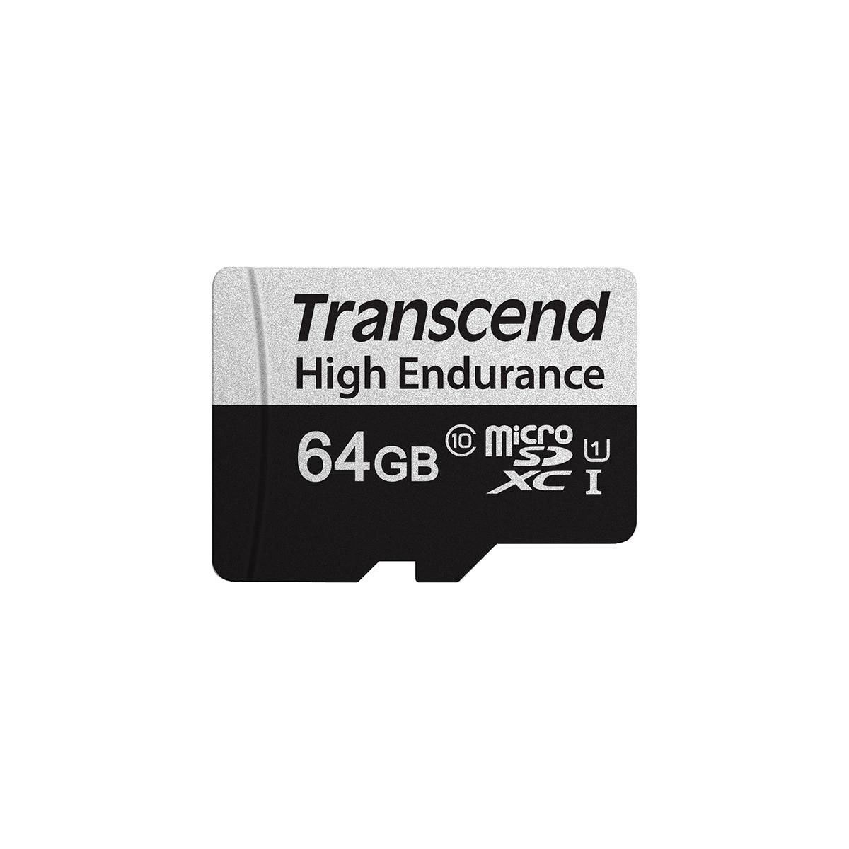 Produktfoto 1 von Transcend MicroSDXC Micro SD Karte 64 GB Class 10, UHS-I U1, TLC