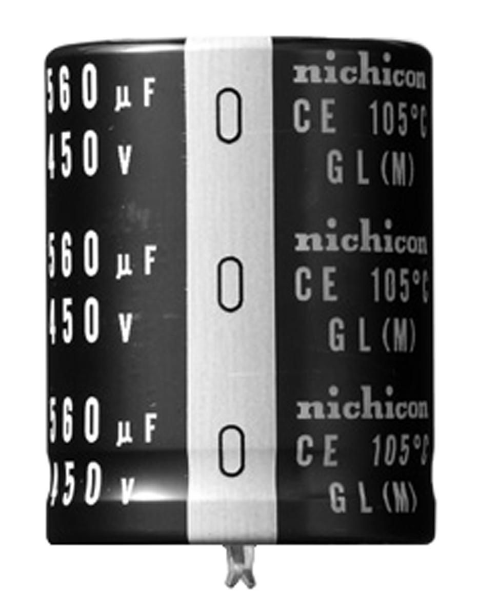 Produktfoto 1 von Nichicon GL Snap-In Aluminium-Elektrolyt Kondensator 270μF ±20% / 450V dc, Ø 22mm x 45mm, bis 105°C