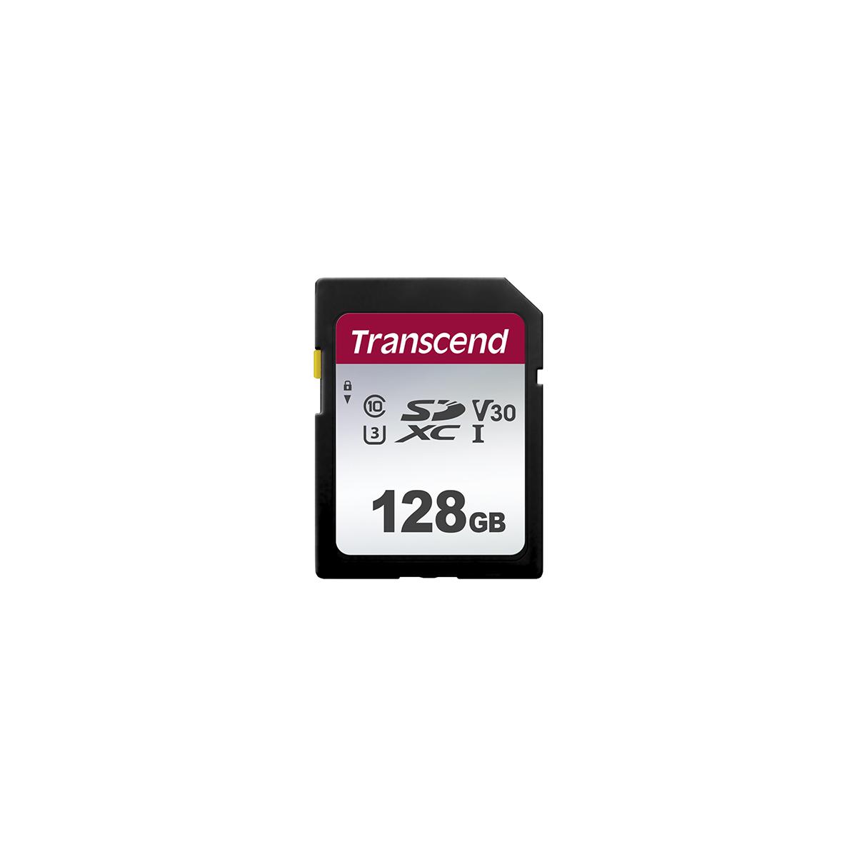 Produktfoto 1 von Transcend 300S SDXC SD-Karte 128 GB Class 10, TLC