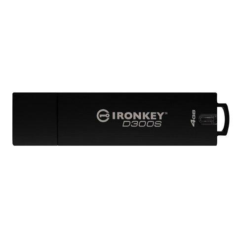 Produktfoto 1 von Kingston, USB-Stick, 4 GB, USB 3.1, AES-256, IronKey D300, 140-2 Level 3