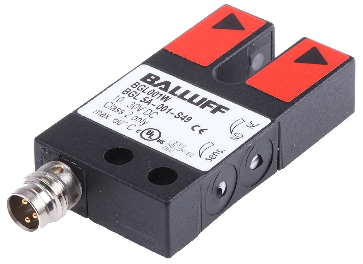 Produktfoto 1 von BALLUFF BGL Optischer Sensor, Durchgangsstrahl, Bereich 5 mm, PNP Ausgang