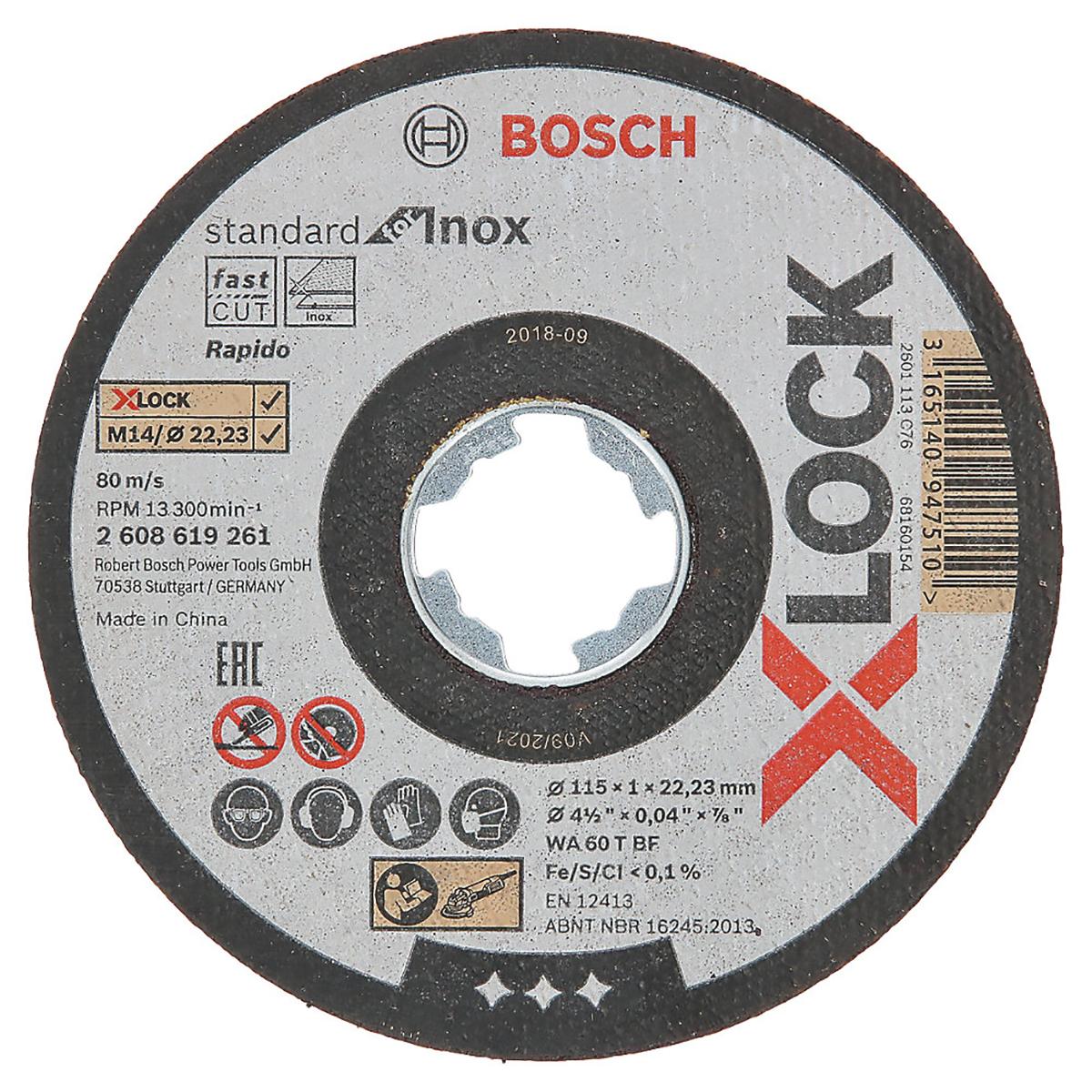 Produktfoto 1 von Bosch Aluminiumoxid Trennscheibe Ø 125mm / Stärke 1.6mm