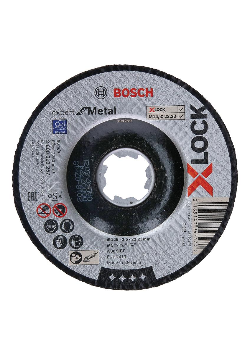 Produktfoto 1 von Bosch Aluminiumoxid Trennscheibe Ø 125mm / Stärke 2.5mm, Korngröße P80