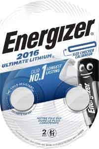 Produktfoto 1 von Energizer CR2016 Knopfzelle Ø 20mm, 3V