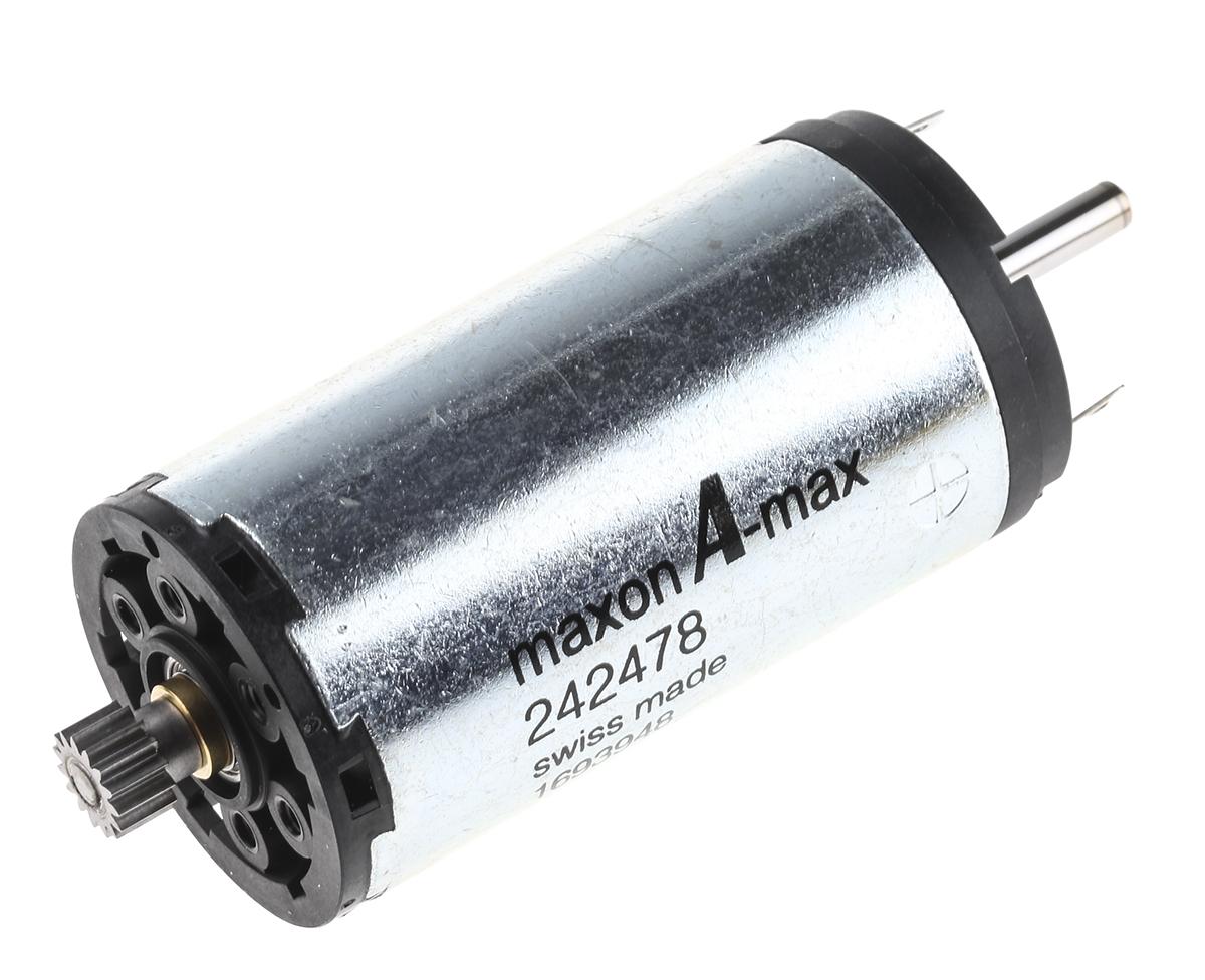 Produktfoto 1 von Maxon Bürstenmotor bis 3,67 Ncm, 24 V dc / 15 W, Wellen-Ø 4mm x 61.5mm