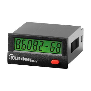 Produktfoto 1 von Kübler CODIX 134 Zähler LCD 8-stellig, 10 → 260 V ac/dc, 0 → 99999,99