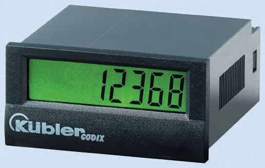 Produktfoto 1 von Kübler CODIX 136 Zähler LCD 8-stellig, Frequenz, max. 12kHz, 4 → 30 V dc, 0 → 99999999