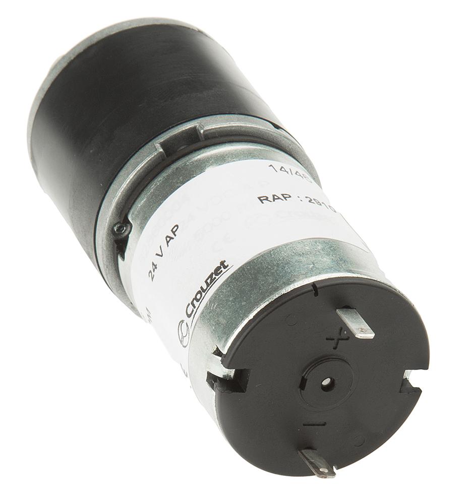 Crouzet Bürsten-Getriebemotor bis 50 Ncm, 24 V dc / 3 W, Wellen-Ø 5mm, 35.4mm x 78.9mm