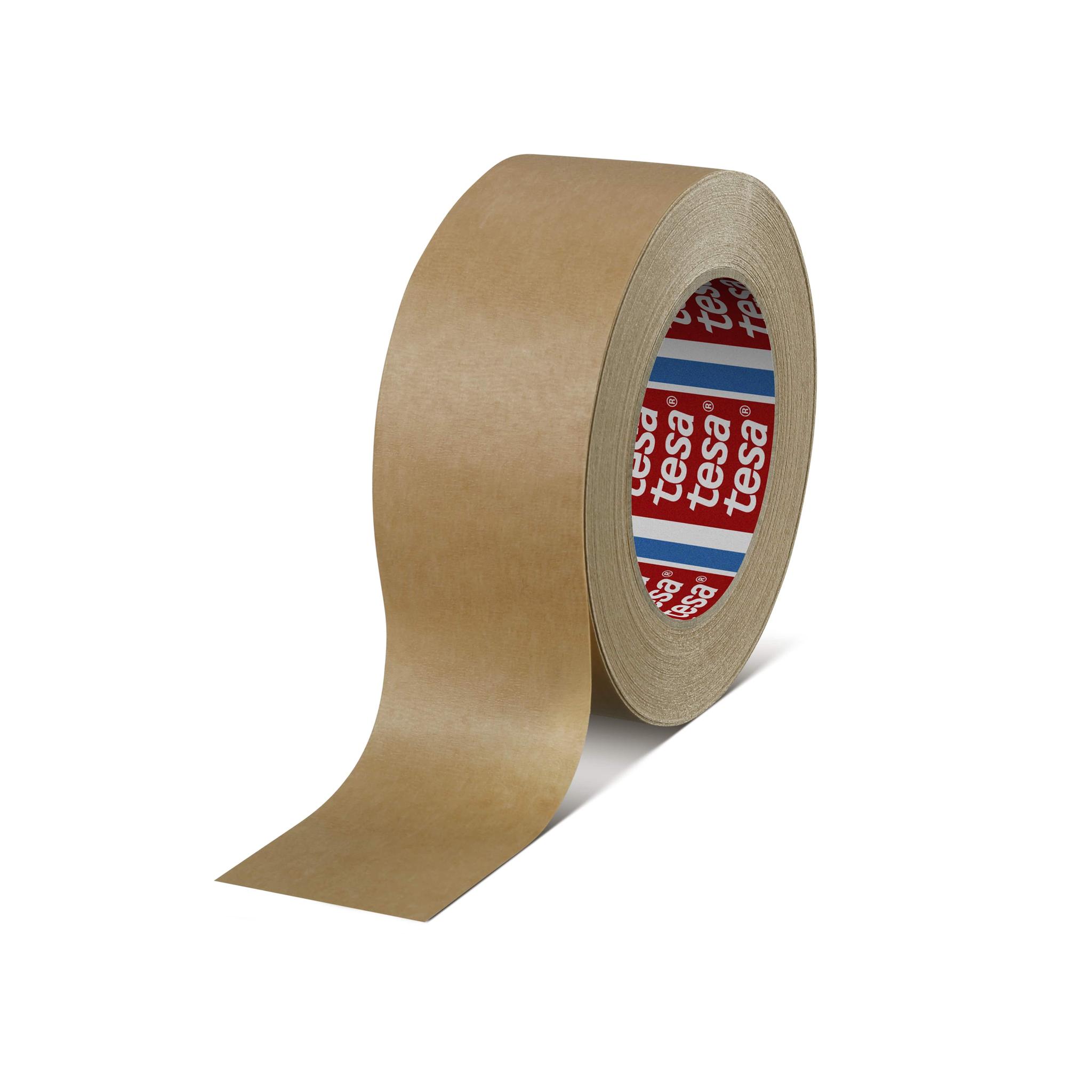 Tesa 4309 Papier Abdeckband Beige, Stärke 0.17mm Naturgummi-Kleber 50mm x 50m