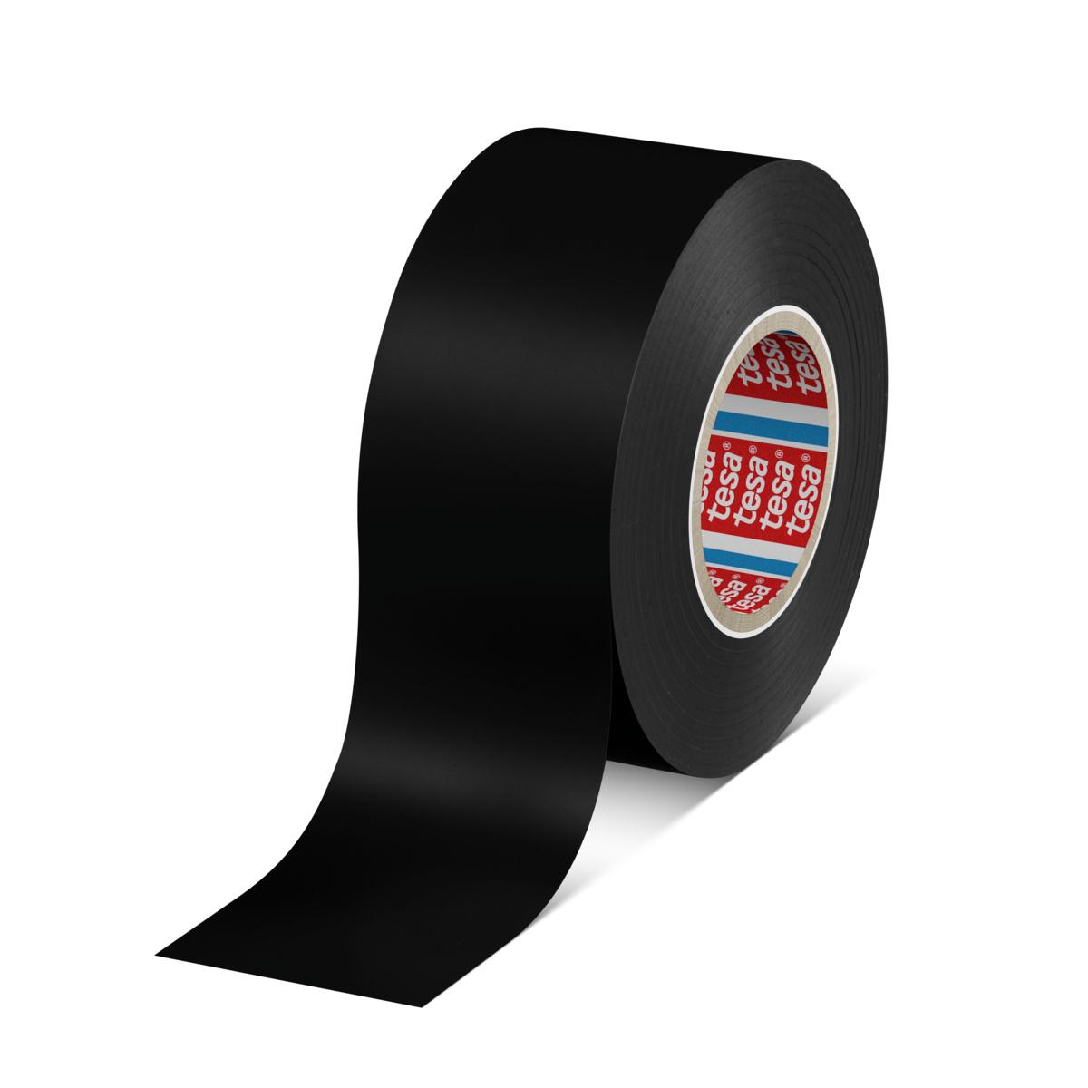 Produktfoto 1 von Tesa Premium Soft Isolierband, PVC Schwarz, 0.126mm x 19mm x 33m