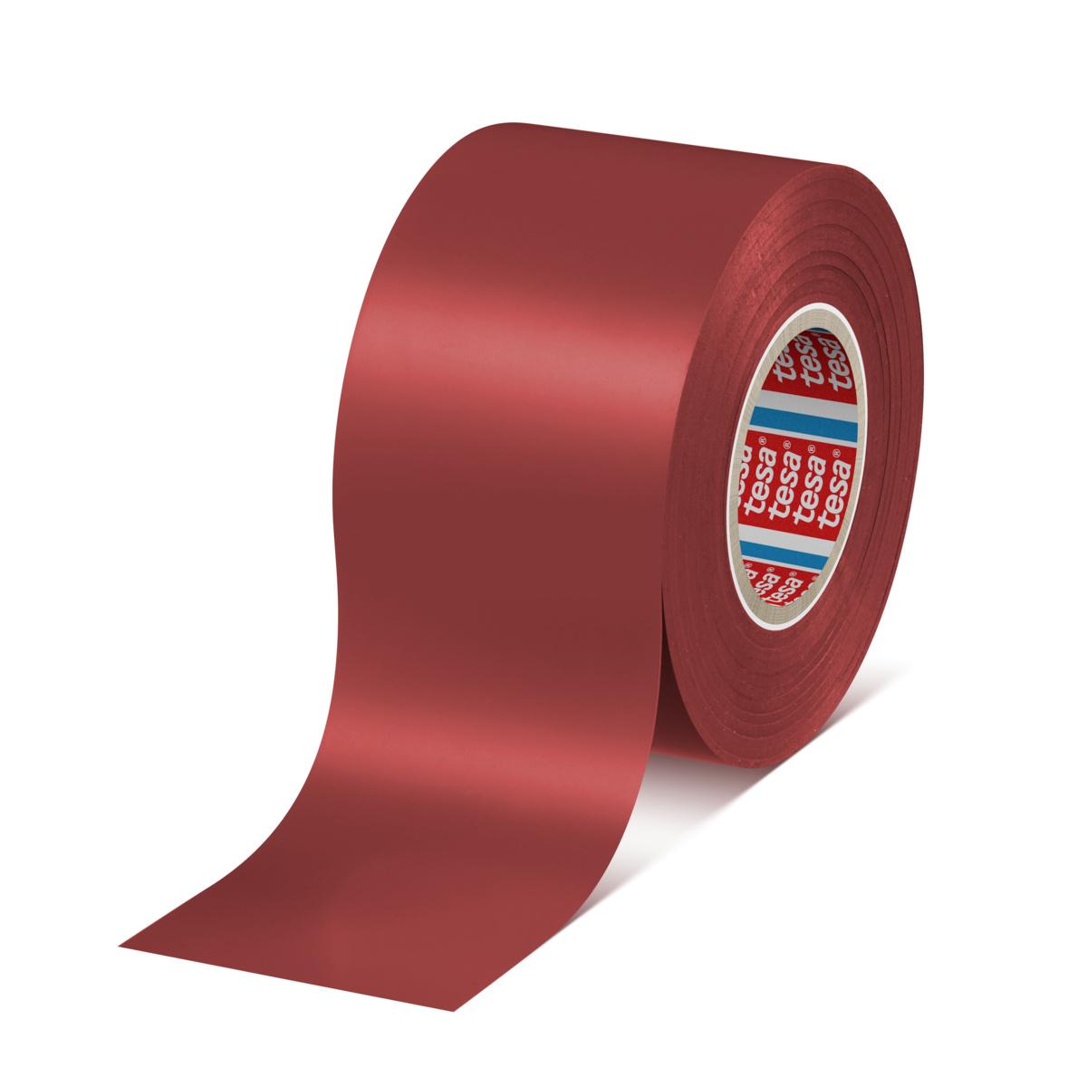 Produktfoto 1 von Tesa TESA Isolierband, PVC Rot, 0.126mm x 19mm x 33m