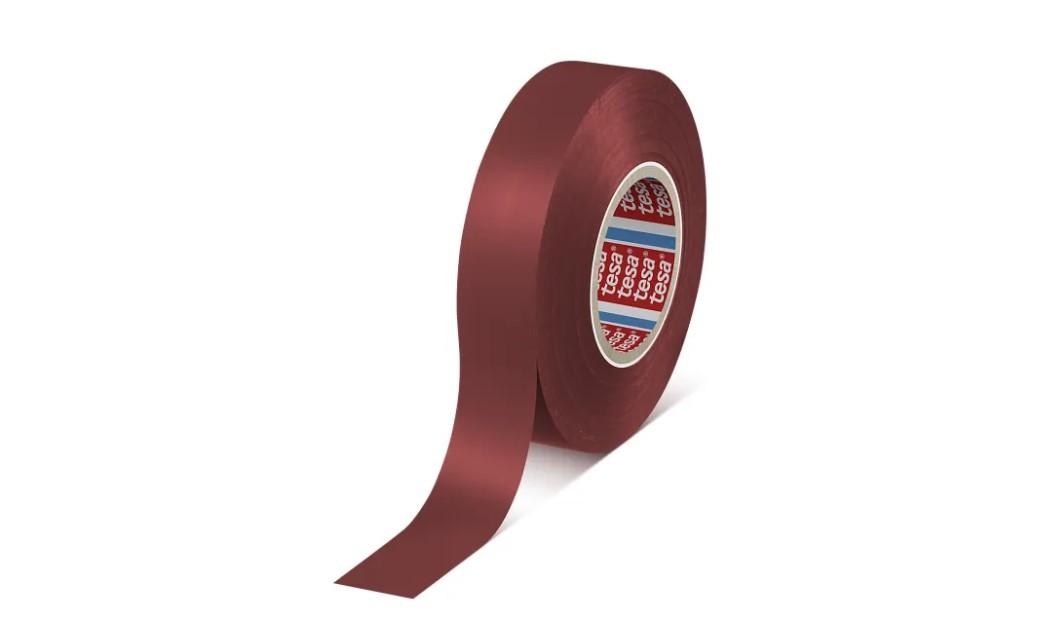 Produktfoto 1 von Tesa Premium Soft Isolierband, PVC Rot, 0.126mm x 19mm x 33m