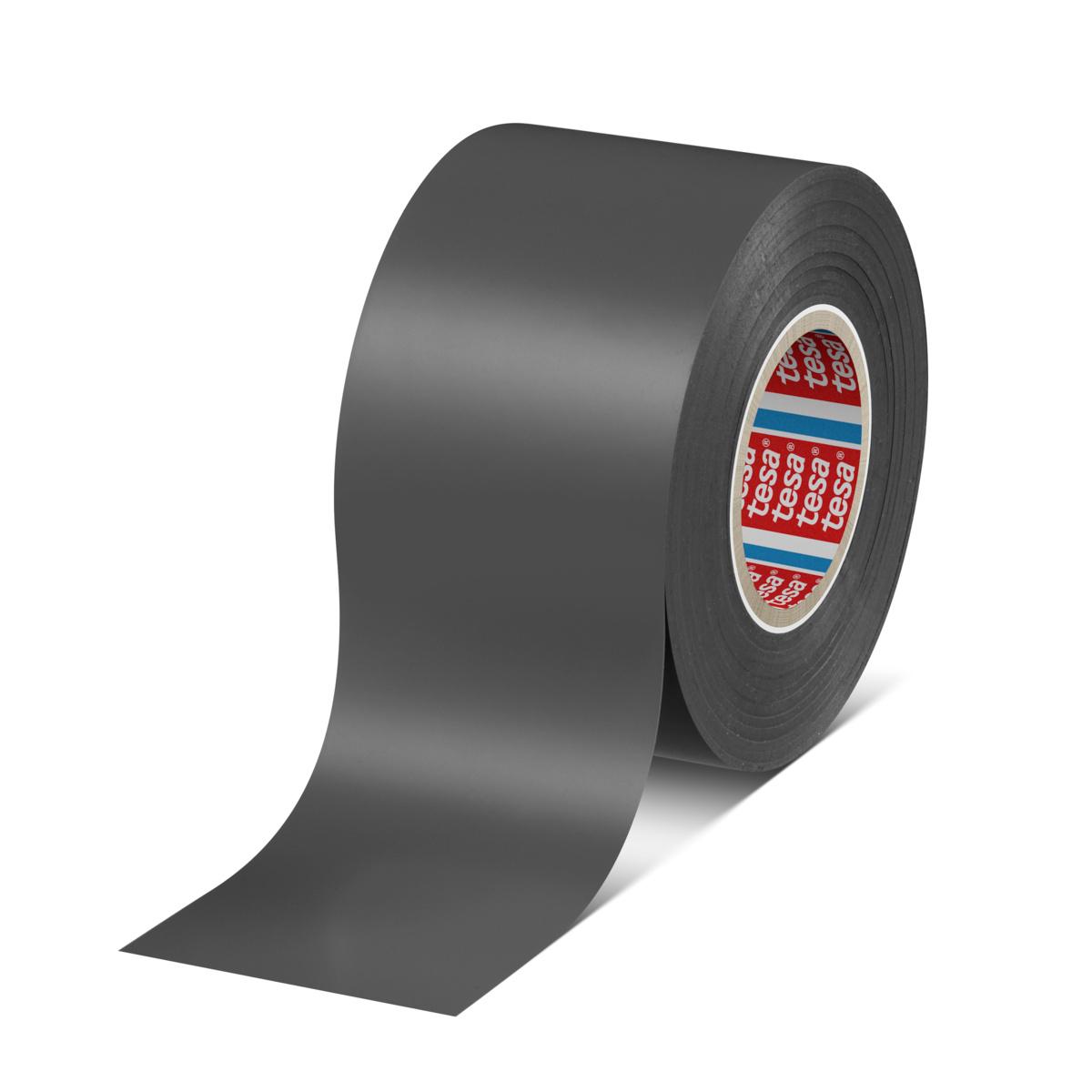 Tesa Premium Soft Isolierband, PVC Grau, 0.126mm x 19mm x 33m