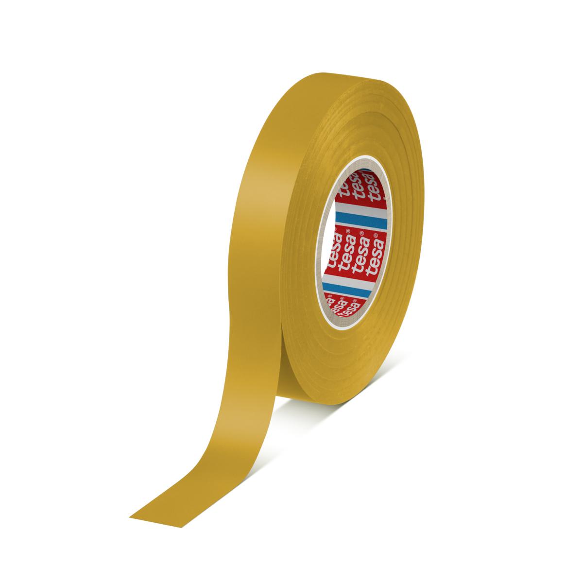 Produktfoto 1 von Tesa Premium Soft Isolierband, PVC Gold, 0.126mm x 19mm x 33m