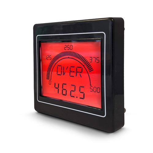 Produktfoto 1 von Trumeter LCD Einbaumessgerät für Strom, Frequenz, Leistung, Spannung H 68mm B 68mm 4-Stellen T. 45mm