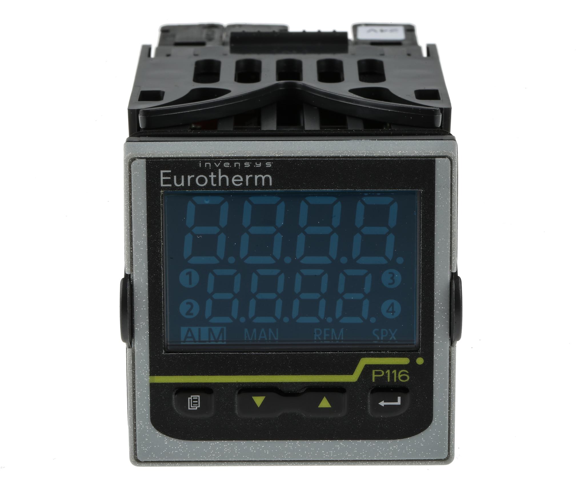 Produktfoto 1 von Eurotherm Piccolo P116 PID Temperaturregler, 3 x Logik, Relais Ausgang, 24 V ac/dc, 48 x 48mm