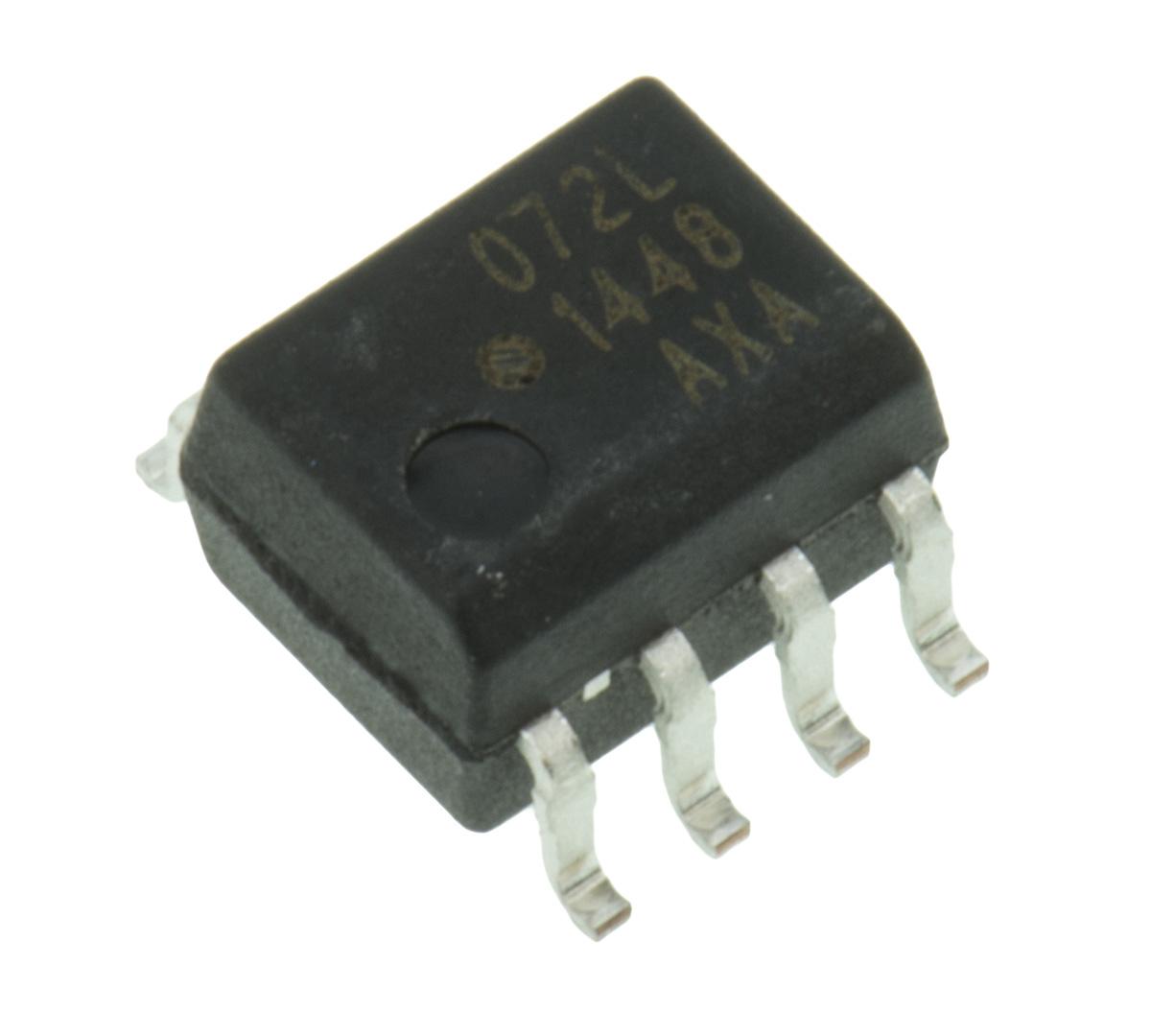 Produktfoto 1 von Broadcom SMD Optokoppler DC-In / Transistor-Out, 8-Pin SOIC, Isolation 3,75 kV eff