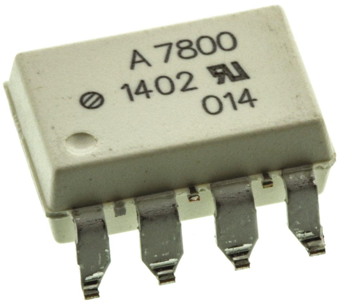 Produktfoto 1 von Broadcom Isolationsverstärker 5 V 76dB 1-Kanal 18.31dB PDIP SMD