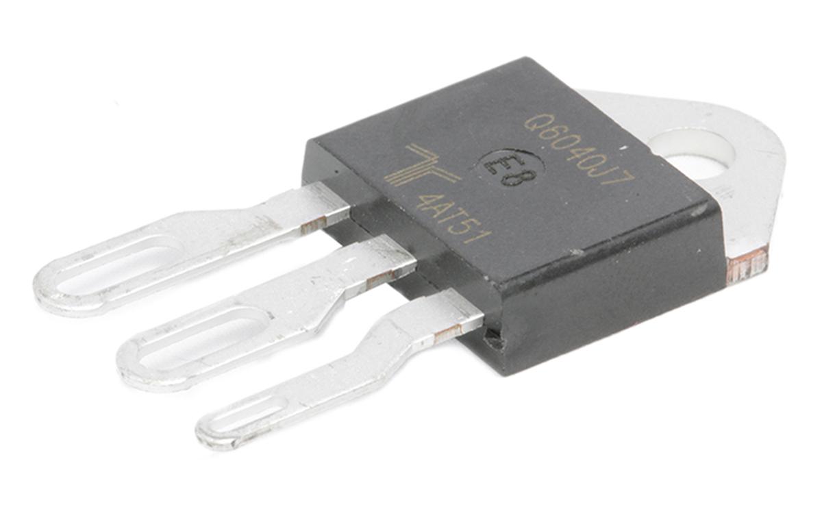 Littelfuse TRIAC 40A TO-218X THT Gate Trigger 2V 100mA, 600V, 600V 3-Pin