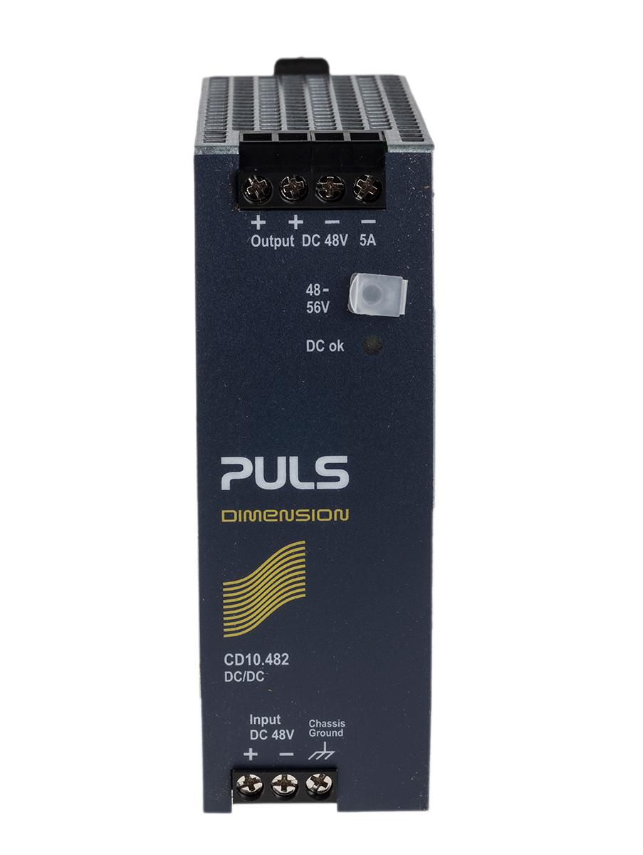 Produktfoto 1 von PULS CD DC/DC-Wandler 240W 48 V dc IN, 48V dc OUT / 5A 1.5kV dc isoliert