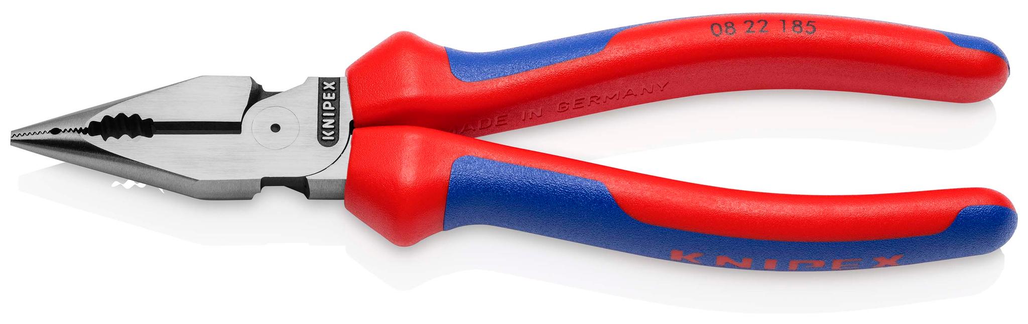 Produktfoto 1 von Knipex 22 Kombizange , gebogen Schneidkraft → 25 mm2 185 mm