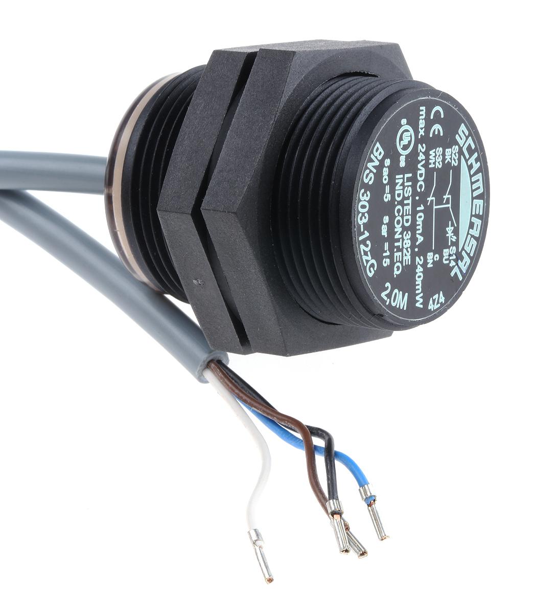 Schmersal BNS303 Kabel Berührungsloser Sicherheitsschalter aus Kunststoff 24V dc, 2, Kodierschalter