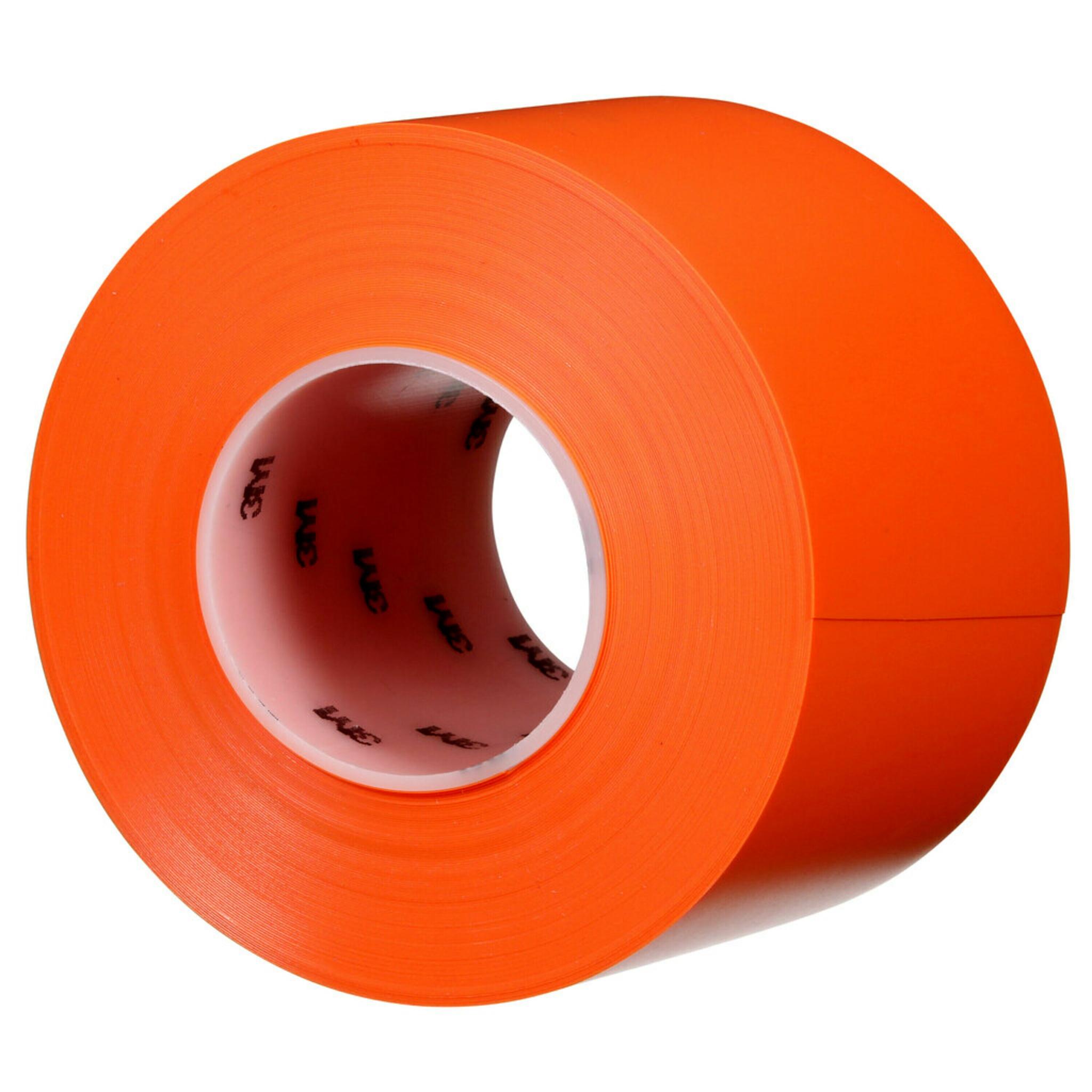 Produktfoto 1 von 3M 971 Vinyl Bodenmakierung Orange Typ Bodenmarkierungsband, Stärke 0.43mm, 101.6mm x 32.9m