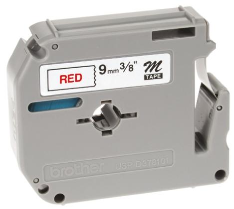 Produktfoto 1 von Brother Beschriftungsband Rot für BB 4, M 95, P-Touch 110, P-Touch 55, P-Touch 60, P-Touch 65, P-Touch 75, P-Touch 80,