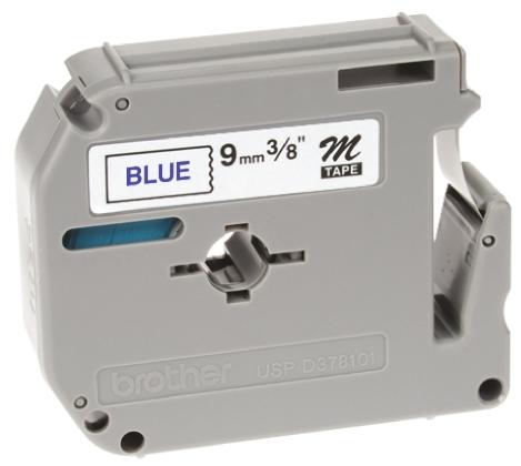 Brother Beschriftungsband Blau für BB 4, M 95, P-Touch 110, P-Touch 55, P-Touch 60, P-Touch 65, P-Touch 75, P-Touch 80,