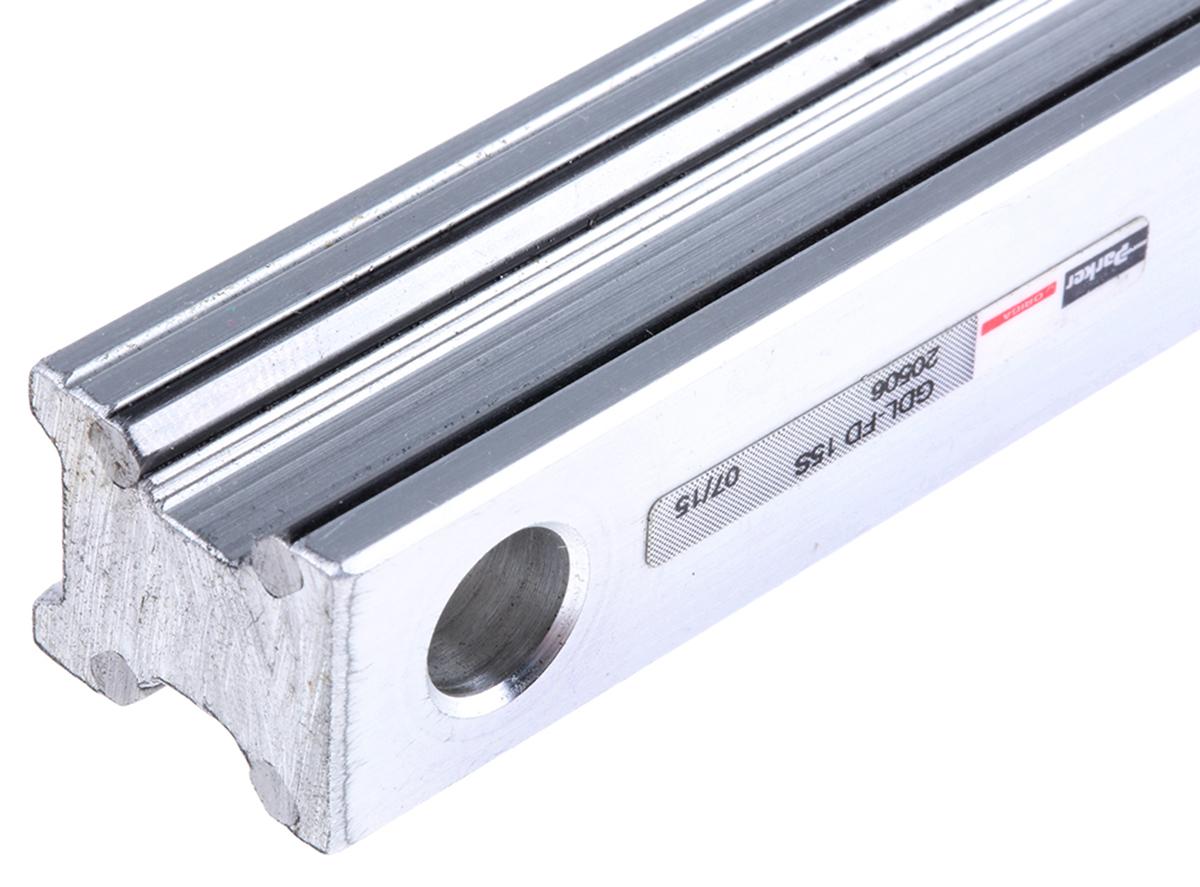 Parker Serie GDL, Lineare Führungsschiene, Aluminium eloxiert 15mm x 600mm 4200N