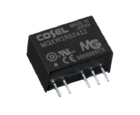 Produktfoto 1 von Cosel MGXW1R5 DC/DC-Wandler 1.56W 24 V dc IN, ±12V dc OUT / 65mA 1kV dc isoliert