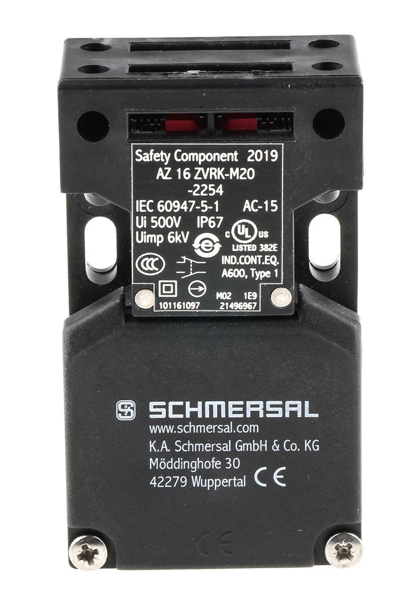 Produktfoto 1 von Schmersal AZ16 Sicherheits-Verriegelungsschalter Codiert 1 Öffner / 1 Schließer Öffner 230V Glasfaserverstärkter