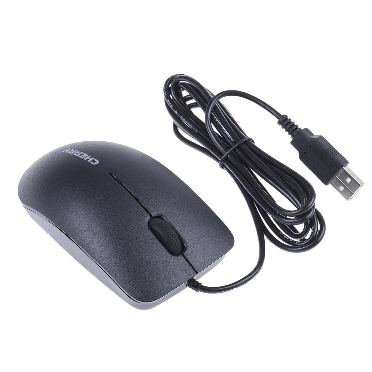 Produktfoto 1 von CHERRY Maus Verdrahtet USB Optisch 3 Tasten Schwarz