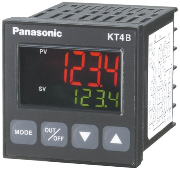 Panasonic KT4H PID Temperaturregler Tafelmontage, 1 x Gleichstrom Ausgang/ Thermoelement Eingang, 100 →