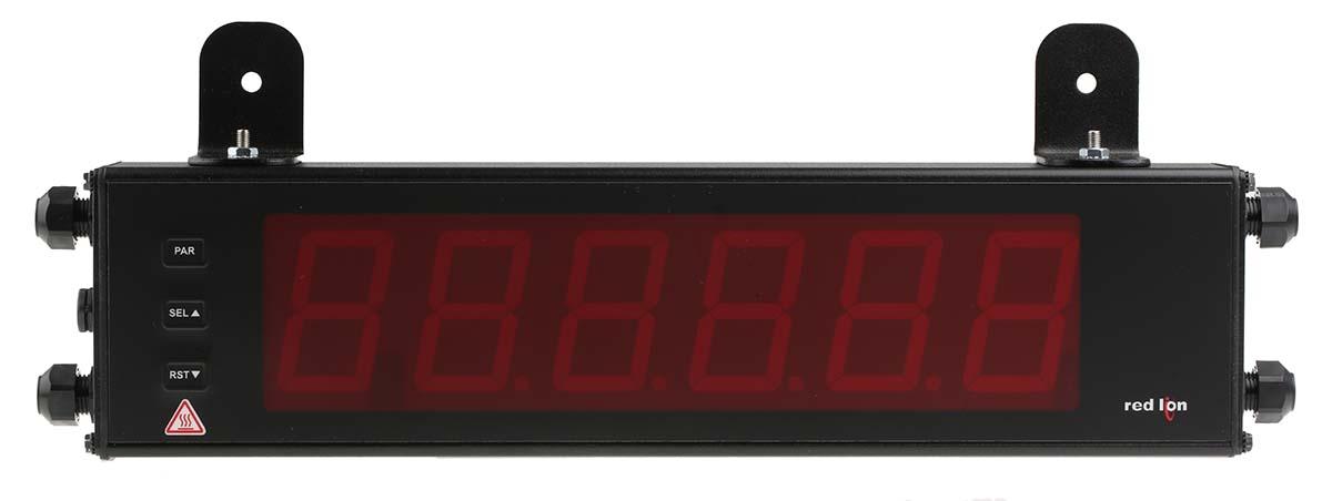 Produktfoto 1 von Red Lion Bidirektional Zähler LED-Display 6-stellig, Sekunden, max. 35kHz, 0 → 99999