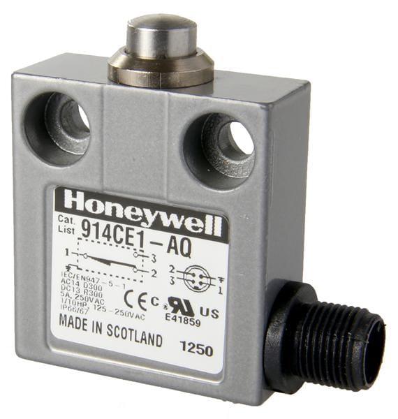 Honeywell 14CE, 914CE Endschalter, Stößel, 1-poliger Wechsler, Schließer/Öffner, IP66, IP67, IP68, Zinkdruckguss, 5A