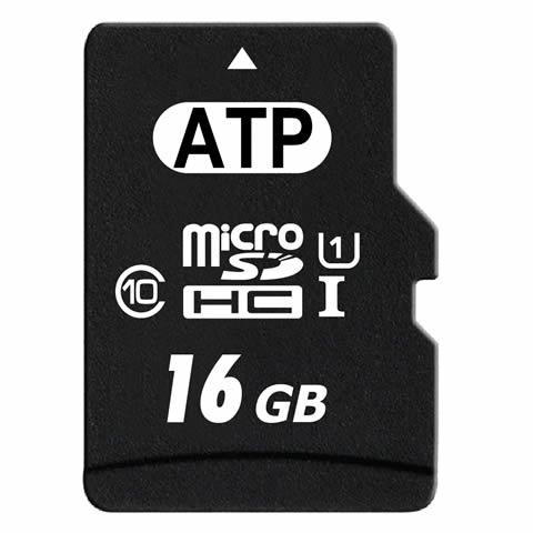 Produktfoto 1 von ATP S600Sc Micro SDHC Micro SD Karte 16 GB Class 10, UHS-1 U1 Industrieausführung, MLC