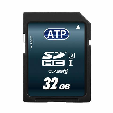 Produktfoto 1 von ATP S600Sc SDHC SD-Karte 32 GB Class 10, UHS-1 U1 Industrieausführung, MLC