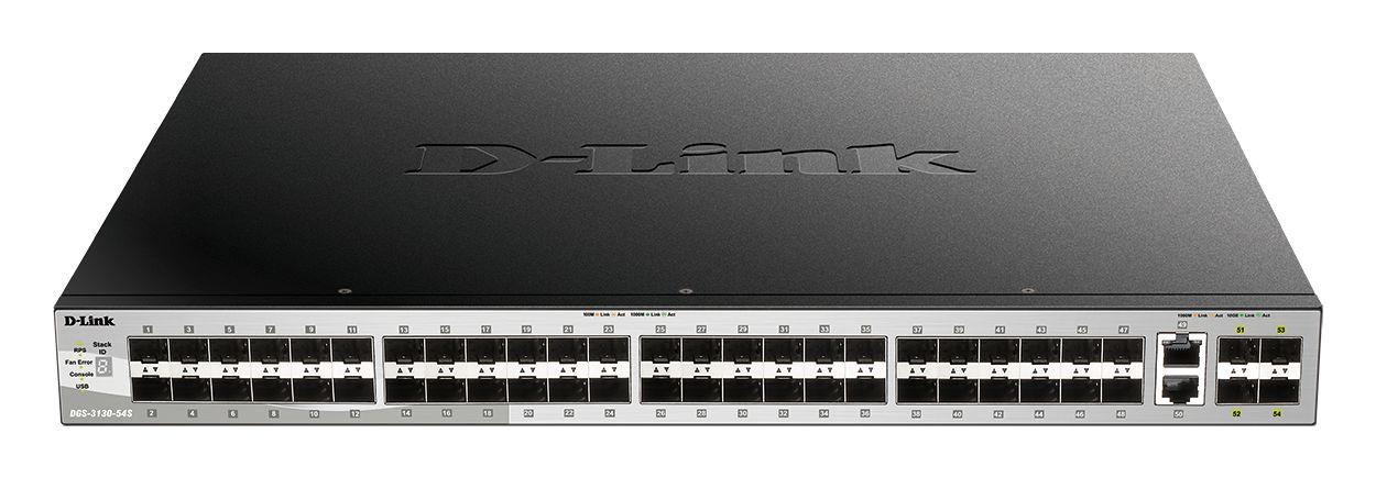 Produktfoto 1 von D-Link DGS-3130-54S Netzwerk Switch 54-Port Managed Switch UK