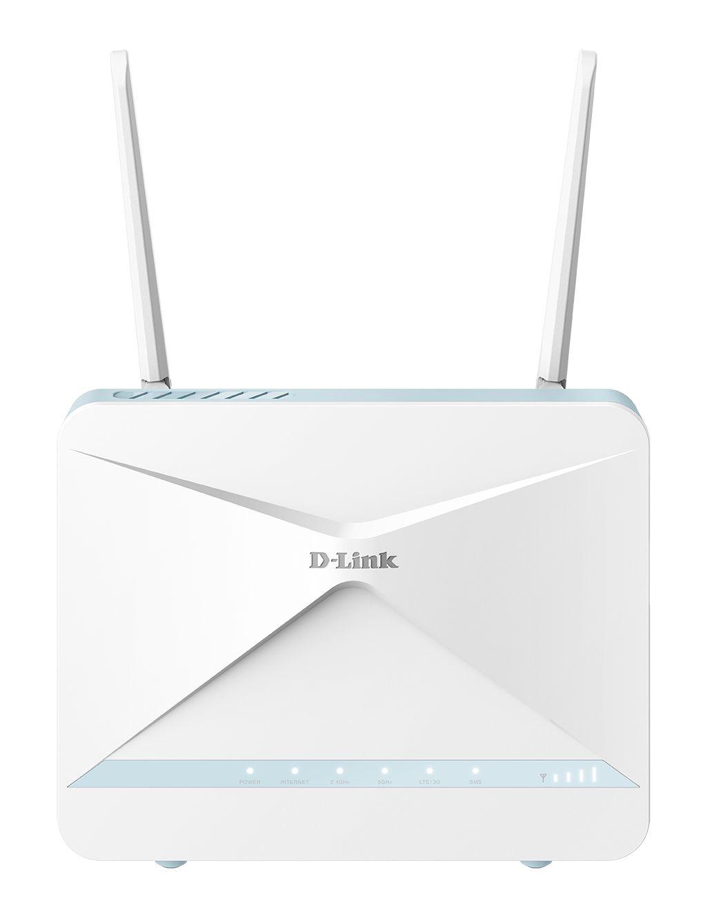 Produktfoto 1 von D-Link G416 WLAN Router 4G LTE, WiFi 1500Mbit/s 2.4 GHz, 5 GHz AX1500 802.11ac, 802.11b, 802.11g, 802.11n 300 Mbit/s,